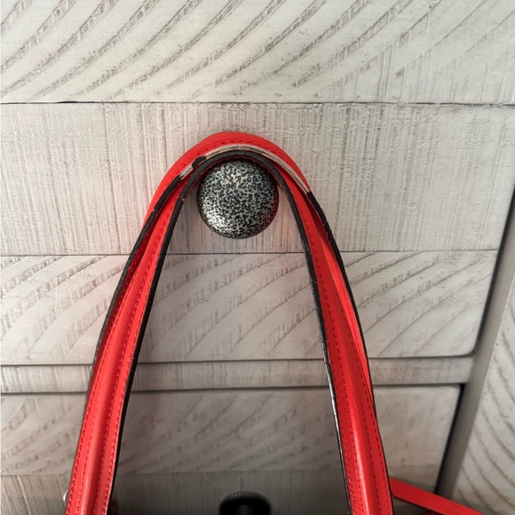 Coach Brown and Orange Signature Tote - Picture 4 of 7